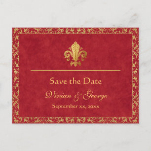 Carte Postale Faire-part Enregistrez la date personnalisable