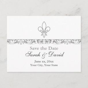 Carte Postale Faire-part Enregistrez la date personnalisable
