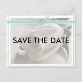 Carte Postale Faire-part Enregistrez la date Tiffany !