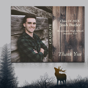 Carte Postale Faire-part et Merci des diplômes budgétaires