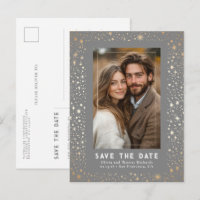 Étoiles célestes mariage enregistrer la date photo