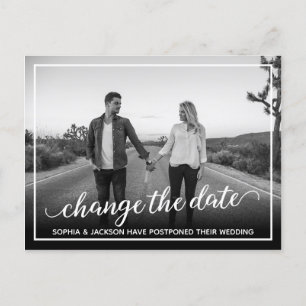 Carte Postale Faire-part Faire suivre la date de mariage