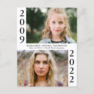 Carte Postale Faire-part Félicitations pour le diplôme - Annonce multi-phot