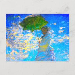 Carte Postale Faire-part Femme à l'ombrelle de Monet