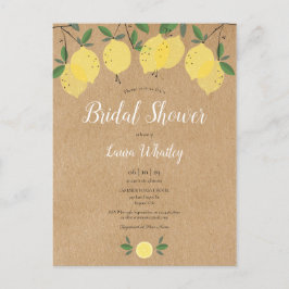 Carte Postale Faire-part Fête de mariage champêtre aquarelle aux fleurs de 
