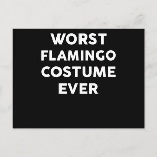 Carte Postale Faire-part Flamant rose   Costume de Flamant rose le plus mau