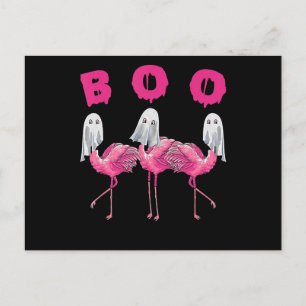 Carte Postale Faire-part Flamant rose   Costume Halloween Flamant rose Fant