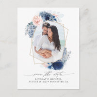 Fleurs bleues et roses Enregistrer la photo Date