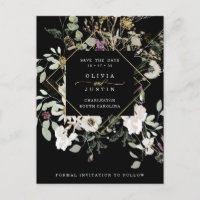 Fleurs sauvages de minuit | Enregistrer la date gé