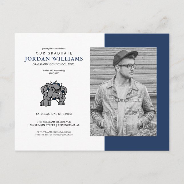 Carte Postale Faire-part Futur diplômé de SWOSU (Devant)