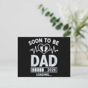 Carte Postale Faire-part Futur Papa 2026 Annonce de Grossesse en Attente
