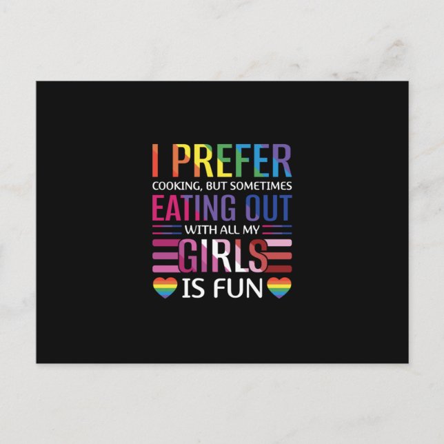 Carte Postale Faire-part Gay Bisexual Pride Flag LGBTQ (Devant)