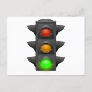 Carte Postale Faire-part Green light
