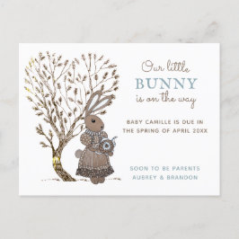 Carte Postale Faire-part Grossesse de Bunny