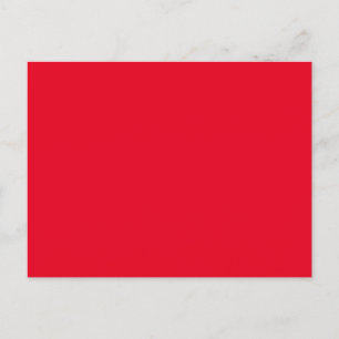 Carte Postale Faire-part Hex E6001D, Rouge de haricot