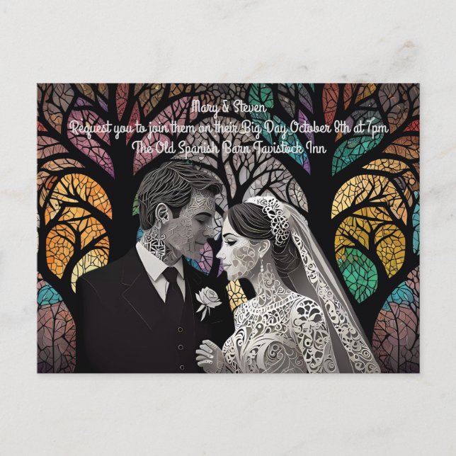 Carte Postale Faire-part Idées et cadeaux de mariage (Devant)