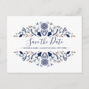 Carte Postale Faire-part Internationale > Japonais   Koi Fish Blue Wedding 