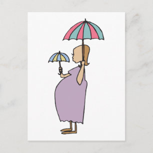 Carte Postale Faire-part Je suis cadeau enceinte