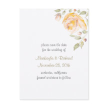 Jolie Rose Aquarelle Save the Date