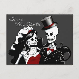 Carte Postale Faire-part Jusqu'à la mort ~ Enregistrer la date par ladyarie
