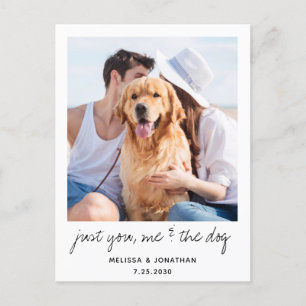 Carte Postale Faire-part Juste Toi Moi Et Le Mariage De Chien Sauvez La Dat