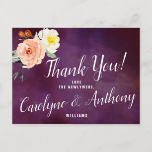 Carte Postale Faire-part La Collection Mariage Romance In Bloom
