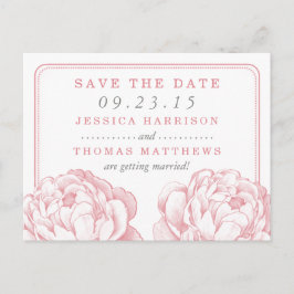 Carte Postale Faire-part La jolie collection de Mariages floraux Peony