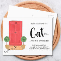 La maison est où le chat déménage