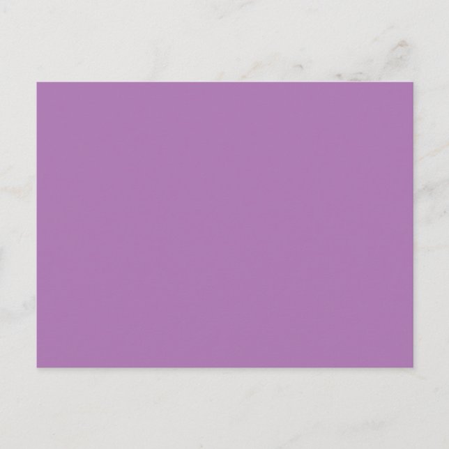 Carte Postale Faire-part Lavande #AD7682, Violet Pastel (Devant)