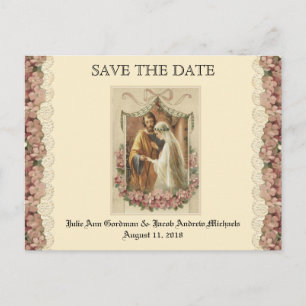Carte Postale Faire-part L'catholique traditionnel SAVE LE Mariage DE LA DA