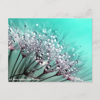Carte Postale Faire-part Le bon matin des fleurs
