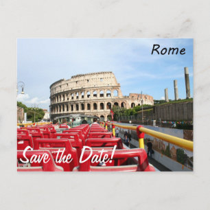 Carte Postale Faire-part Le Colisée à Rome