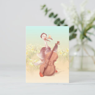 Carte Postale Faire-part Le grand artiste du printemps