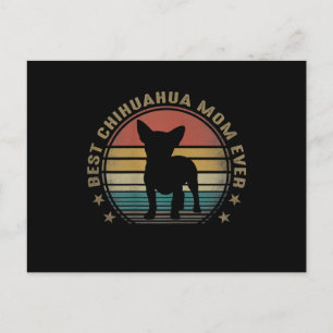 Carte Postale Faire-part Les femmes meilleur Chihuahua Maman toujours amusa
