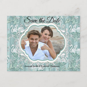 Carte Postale Faire-part Les tons pastel doux de Sage Green