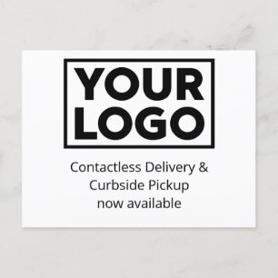 Carte Postale Faire-part Livraison du logo d'entreprise personnalisé et ram