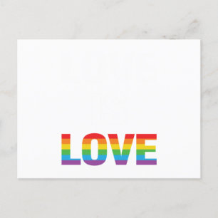 Carte Postale Faire-part Love Is Love