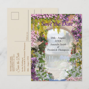 Carte Postale Faire-part Maison de campagne italienne en plein air