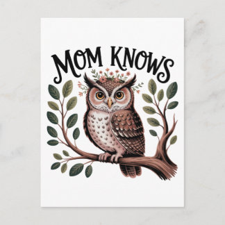 Carte Postale Faire-part Maman sait﻿