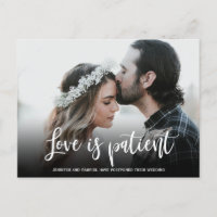 Mariage Amour est Patient Reporté Simple Photo