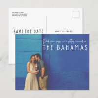 Mariage aux Bahamas Photo de Save the Date