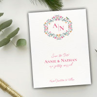 Mariage de cadre de conception florale complexe Mo