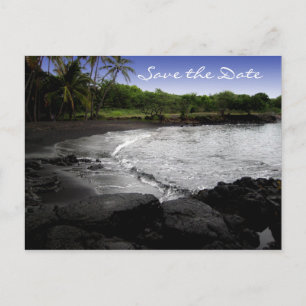 Carte Postale Faire-part Mariage de destination Enregistrer la date, le sab
