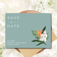 Mariage de Hawaii à la flore tropicale Enregistrer