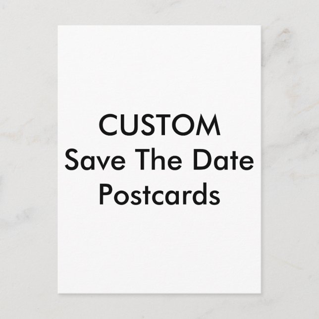 Carte Postale Faire-part Mariage Personnalisé Enregistrer La Date Invitatio (Devant)