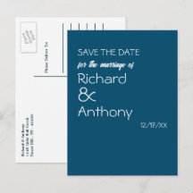 Mariage simple, moderne et tendance Enregistrer la