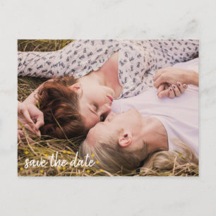 Carte Postale Faire-part Mason Jar & Fireflies Mariage rustique Enregistrer