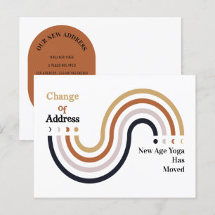 Carte Postale Faire-part Moderne Nous avons déplacé le changement d'adresse
