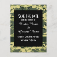 Motif de camouflage vert enregistrer la date
