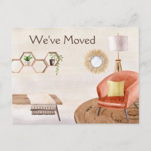 Carte postale Faire-part Moving Bohemian Entryway